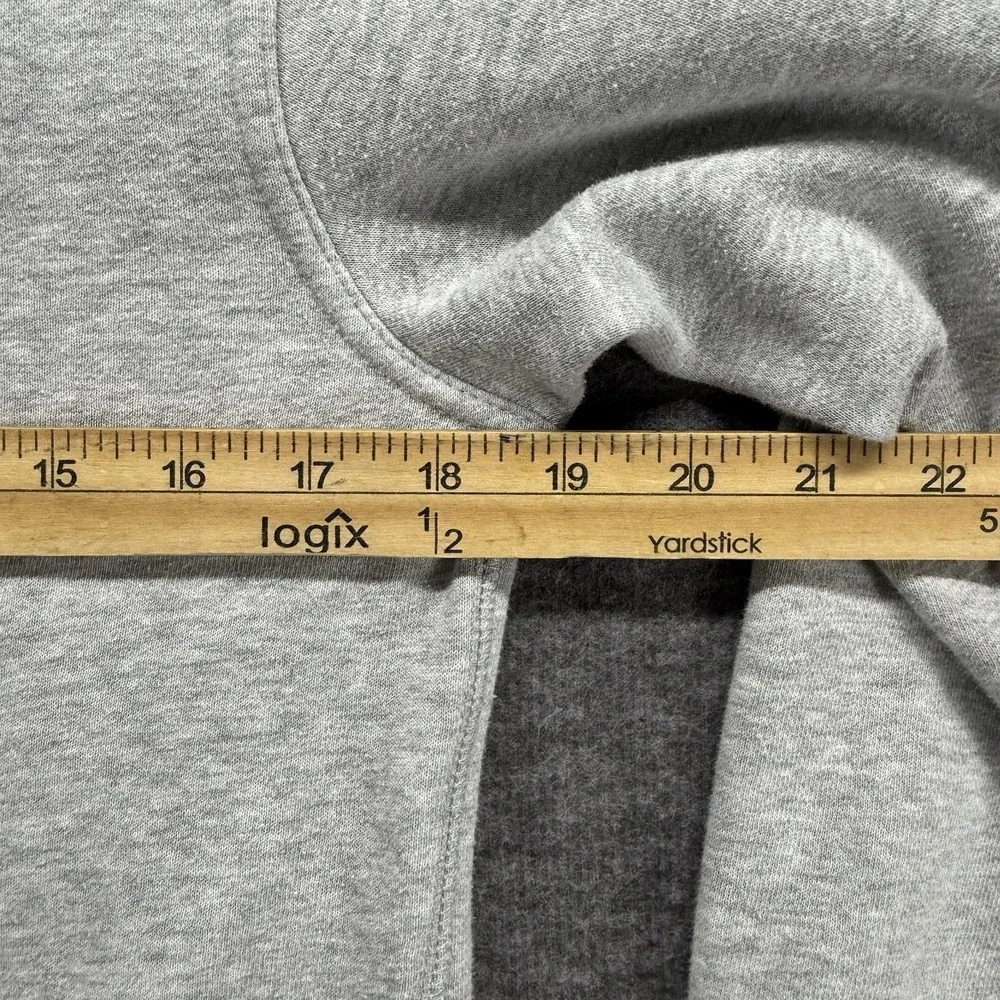 GAP‎ Hoodie Boys Large Gray Pullover Sweatshirt  Logo Kangaroo Pocket Casual